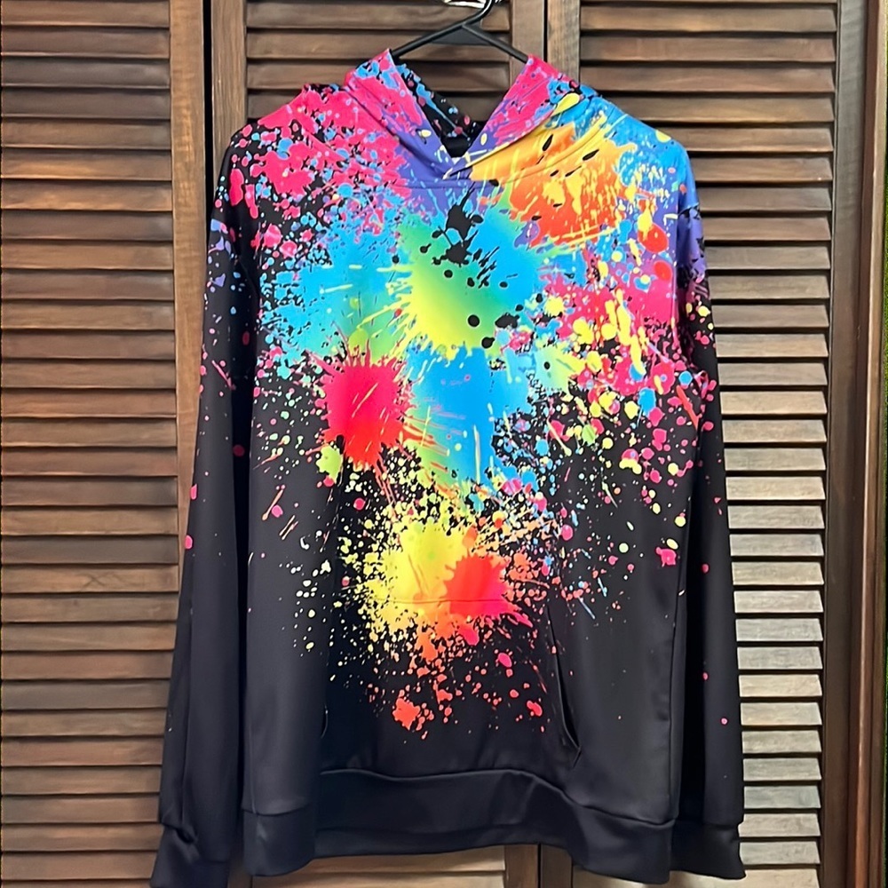 Splatter Hoodie Ladies Small/Medium